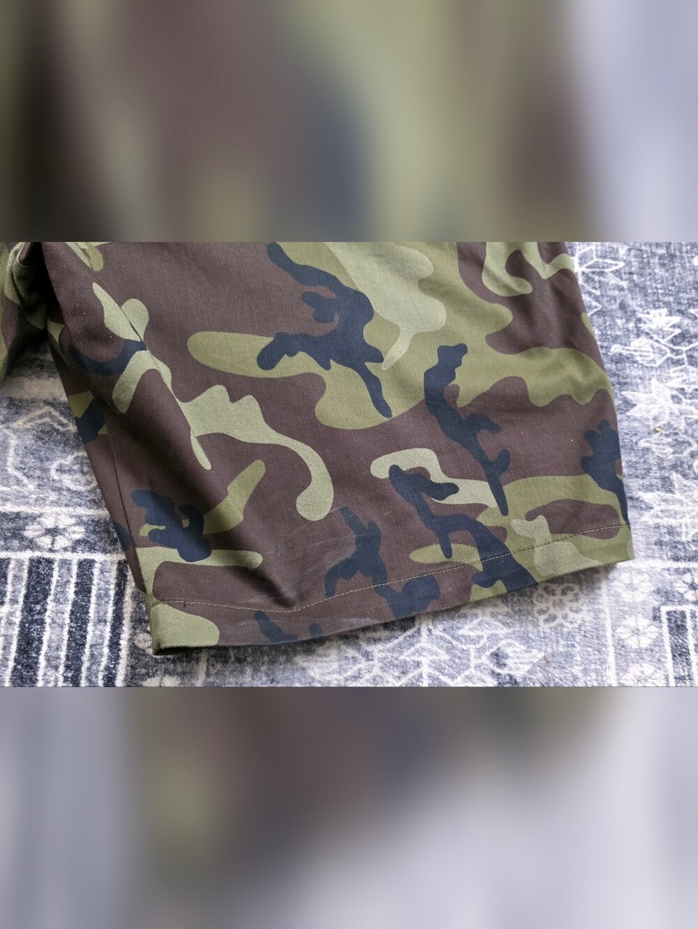 Volcom Men's Vmonty 22" Stretch Chino Shorts Green Combo Camouflage Size 42 rare - Picture 5 of 7